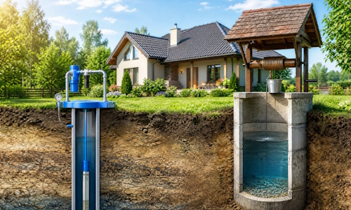 Автономное водоснабжение загородного дома Москва: скважина или колодец 